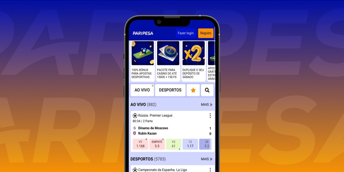 Imagem mostra smartphone aberto na página principal da versão mobile da Paripesa