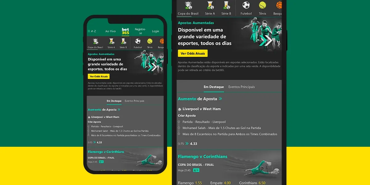 imagem App Mobile bet365