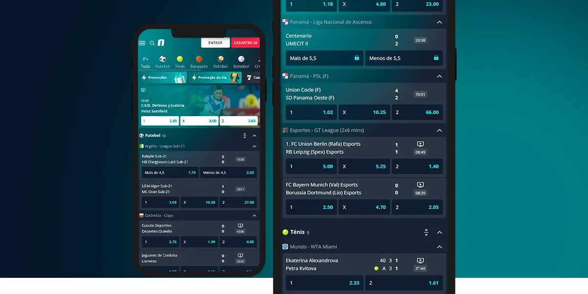 imagem App Mobile Novibet