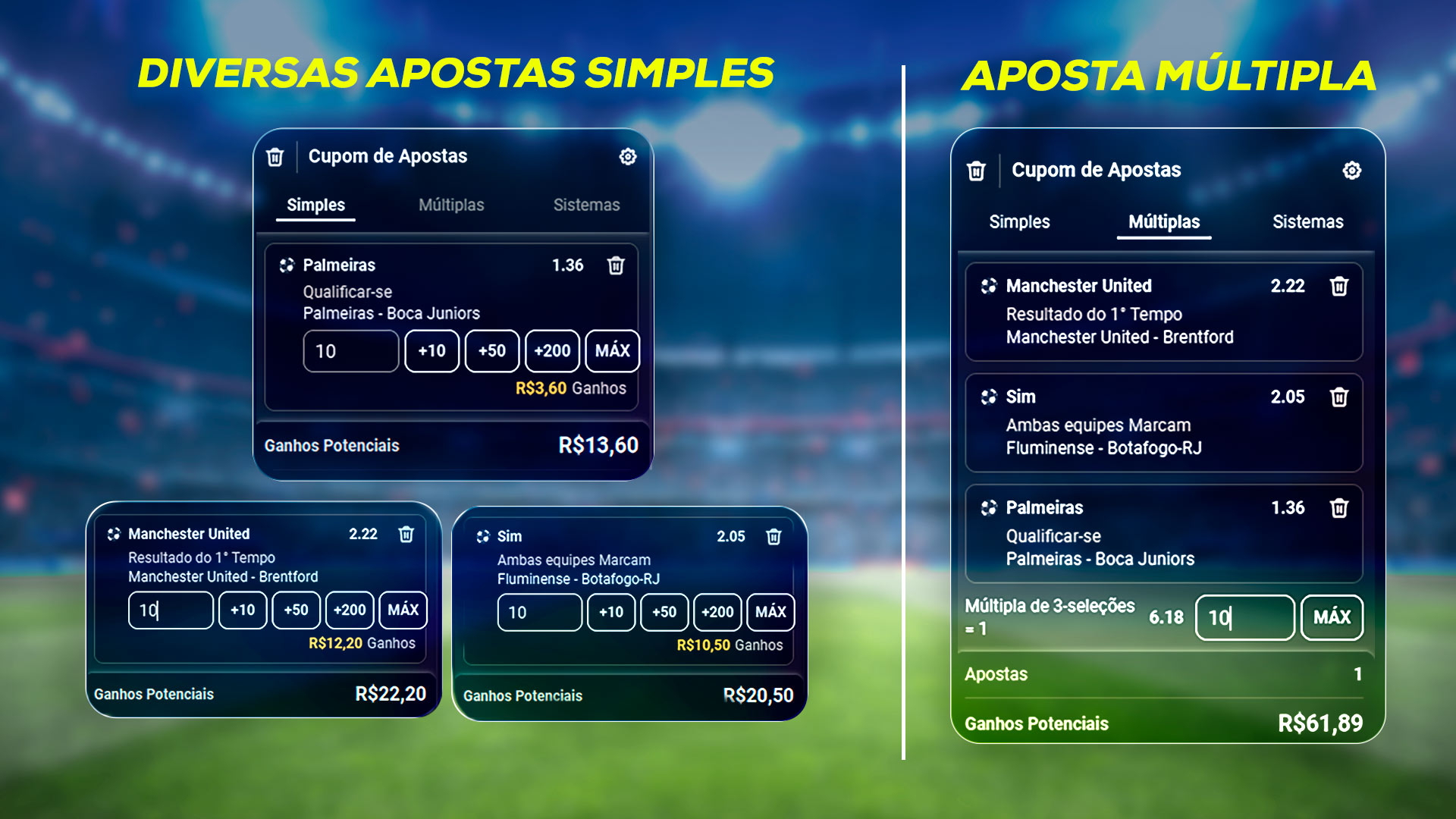 Apostas Múltiplas vs Apostas Combinadas - Como Funcionam?