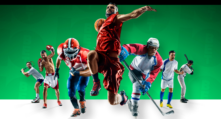 Imagem mostra atletas de diversas modalidades esportivas