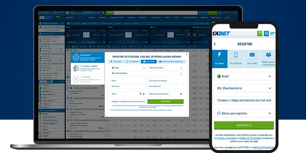 imagem Registro 1xBet