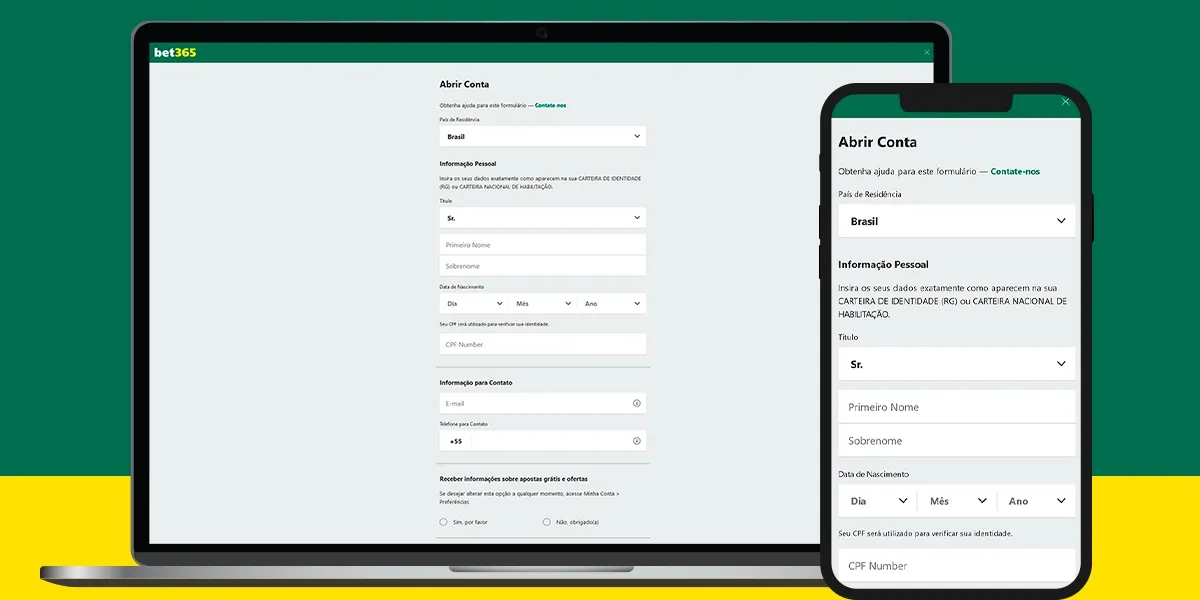 imagem Registro Bet365