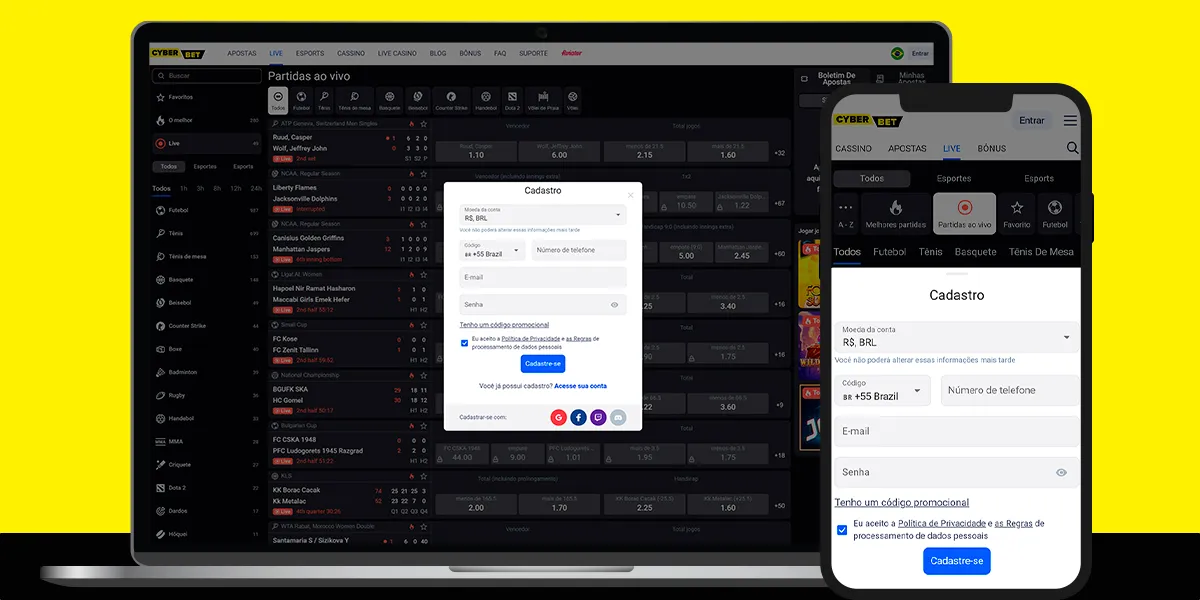imagem Registro CyberBet