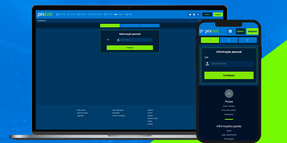 pixbet como cadastrar