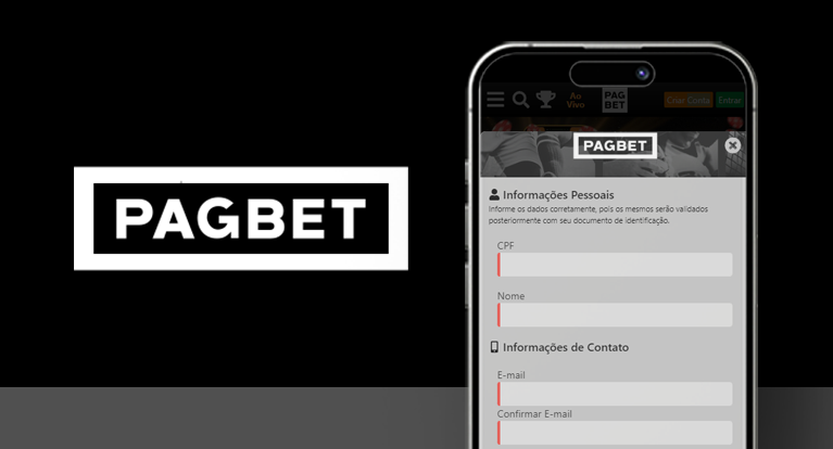 mockup mobile cadastro pagbet